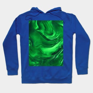 GREEN LIQUID MARBLE DESIGN, PATTERN Hoodie